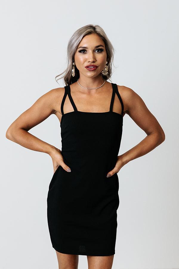 Every Night Is A New Adventure Dress In Black Product Image