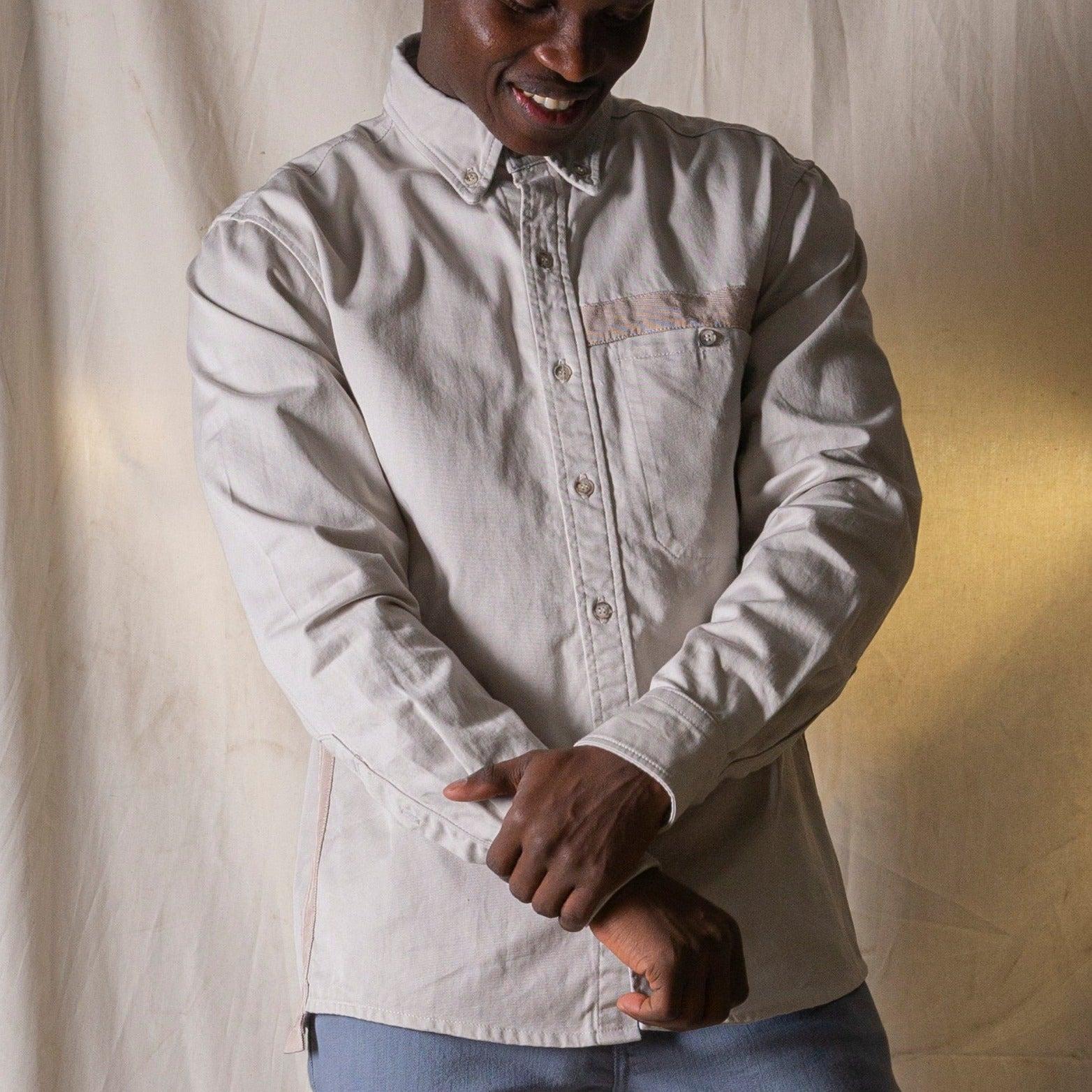 Buttonup | Parchment Twill Male Product Image