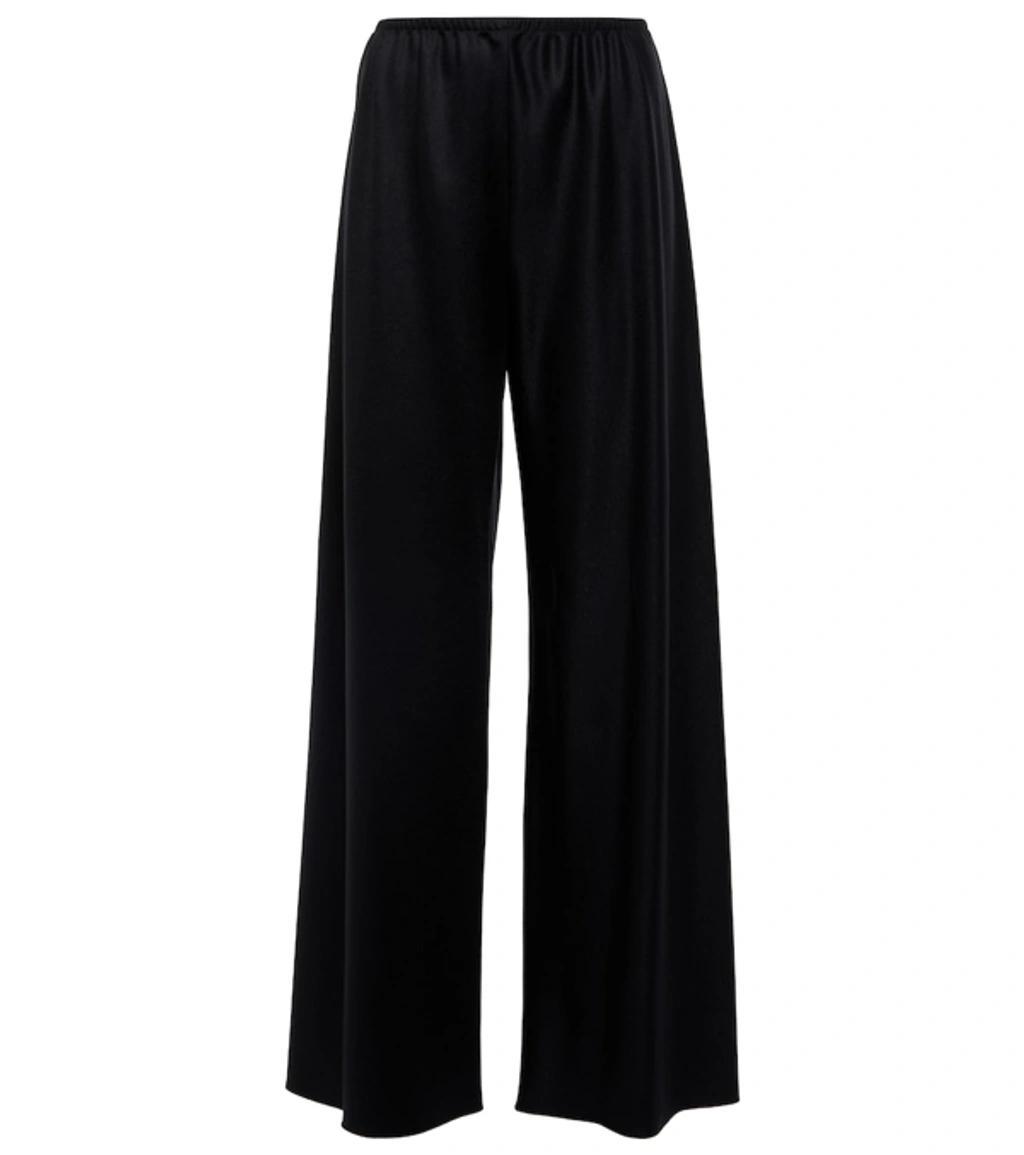 Gala Wide-leg Wool Pants In Black product image