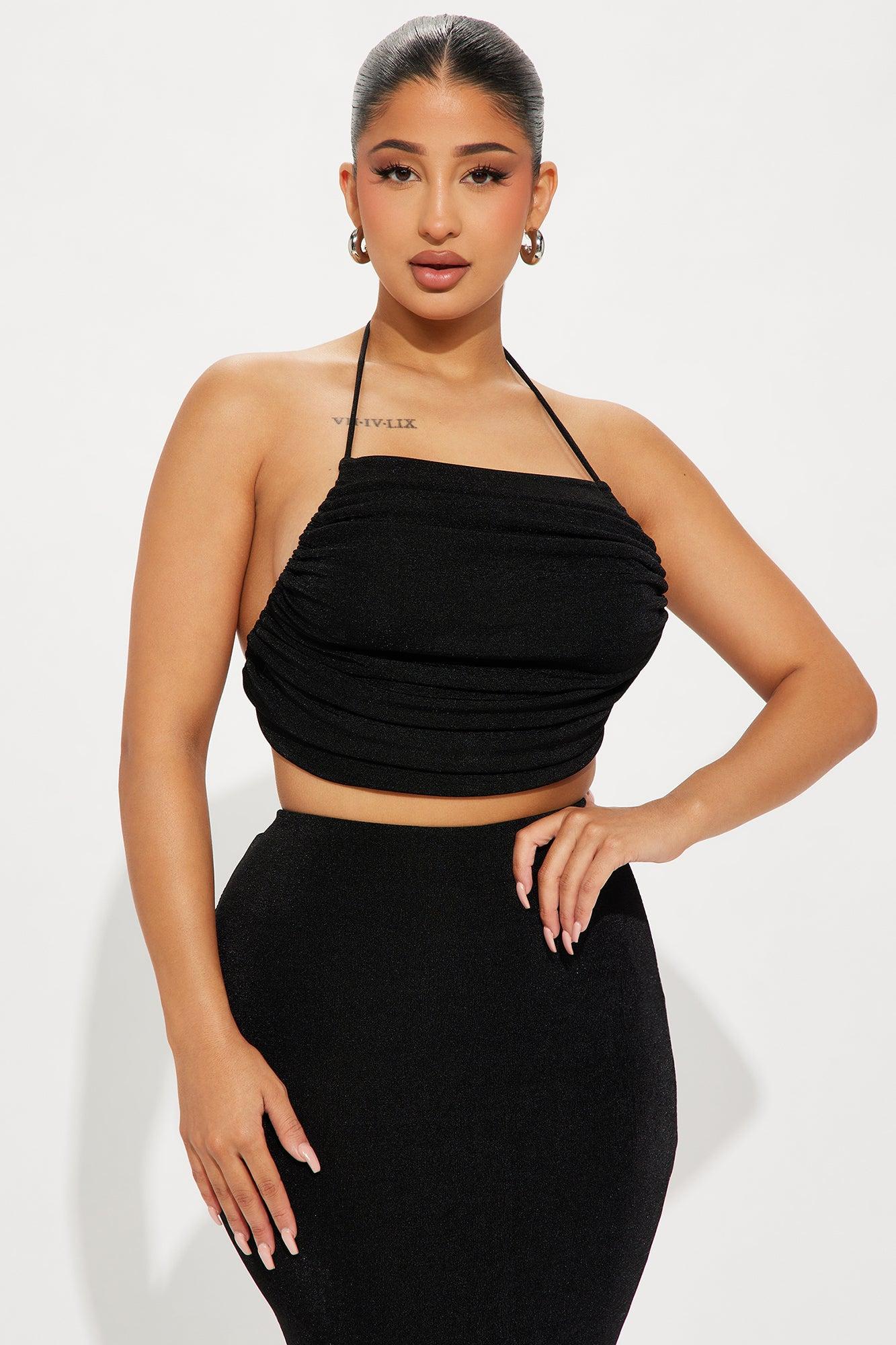 Cassandra Skirt Set - Black Product Image