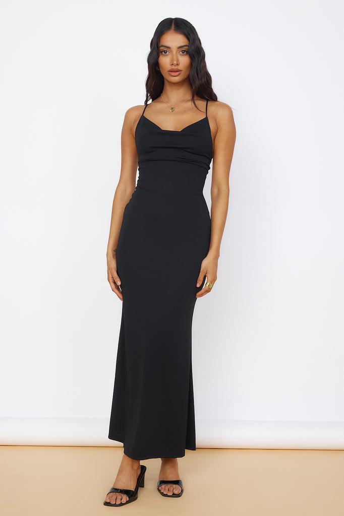 Pure Delight Maxi Dress Black product image