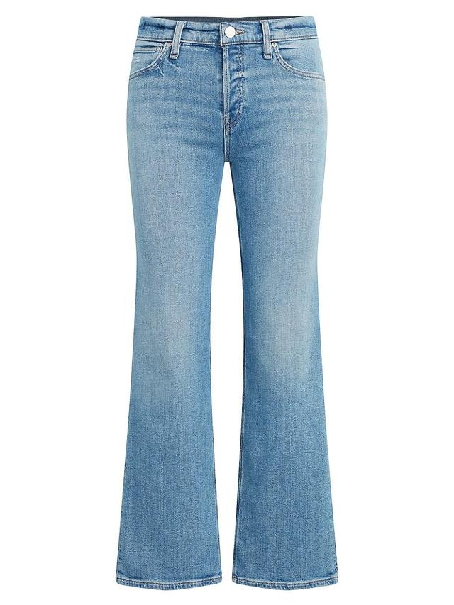 Womens Rosie High-Rise Wide-Leg Ankle Jeans Product Image