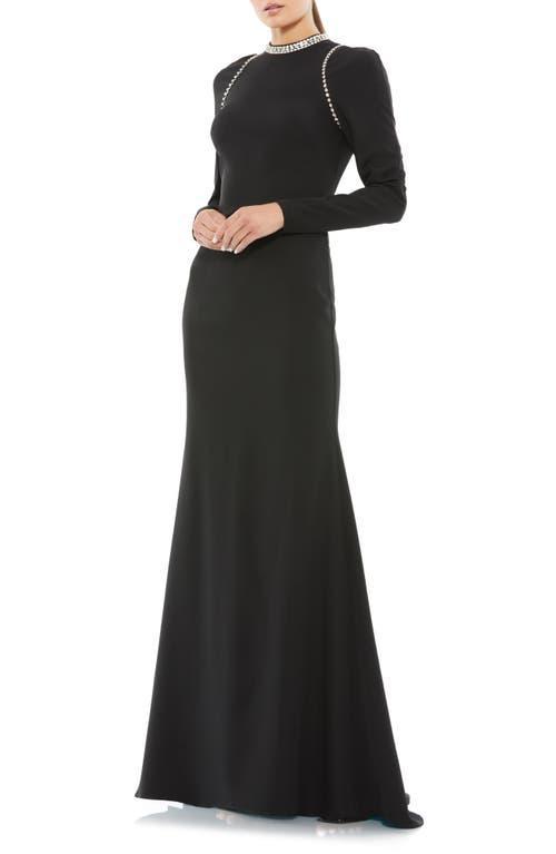 Womens Ieena Raglan Long Sleeve High Neck Gown Product Image