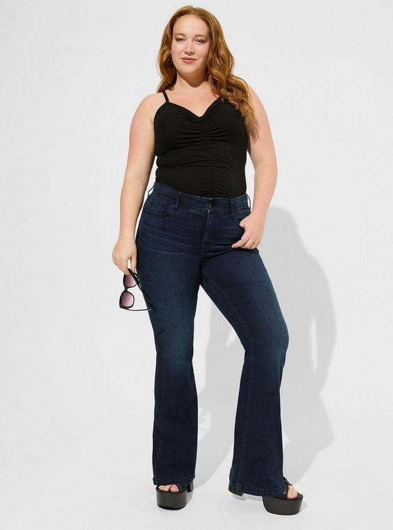 High-Rise Bombshell Flare Jeans Product Image