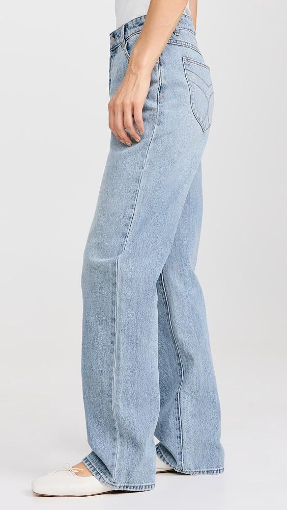 Rolla's 90s Relaxed Faded Blue Jeans | Shopbop Product Image