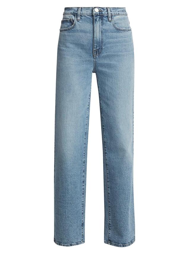 Womens Le Jane High-Rise Stretch Wide-Leg Jeans Product Image