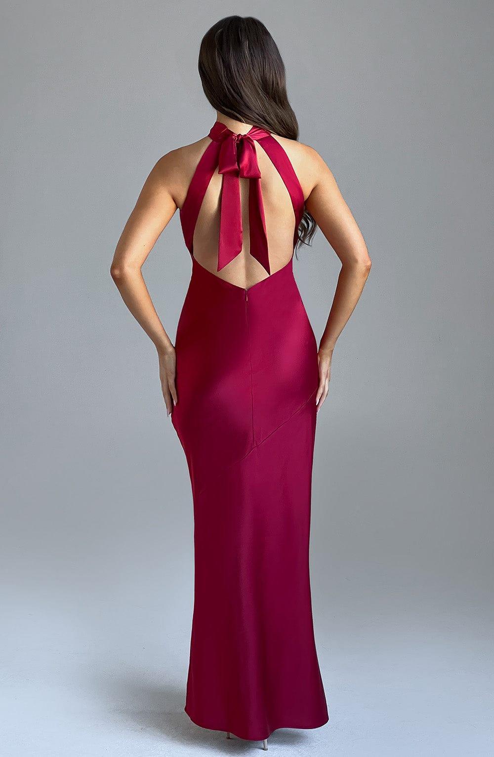 Etta Maxi Dress - Wine Product Image