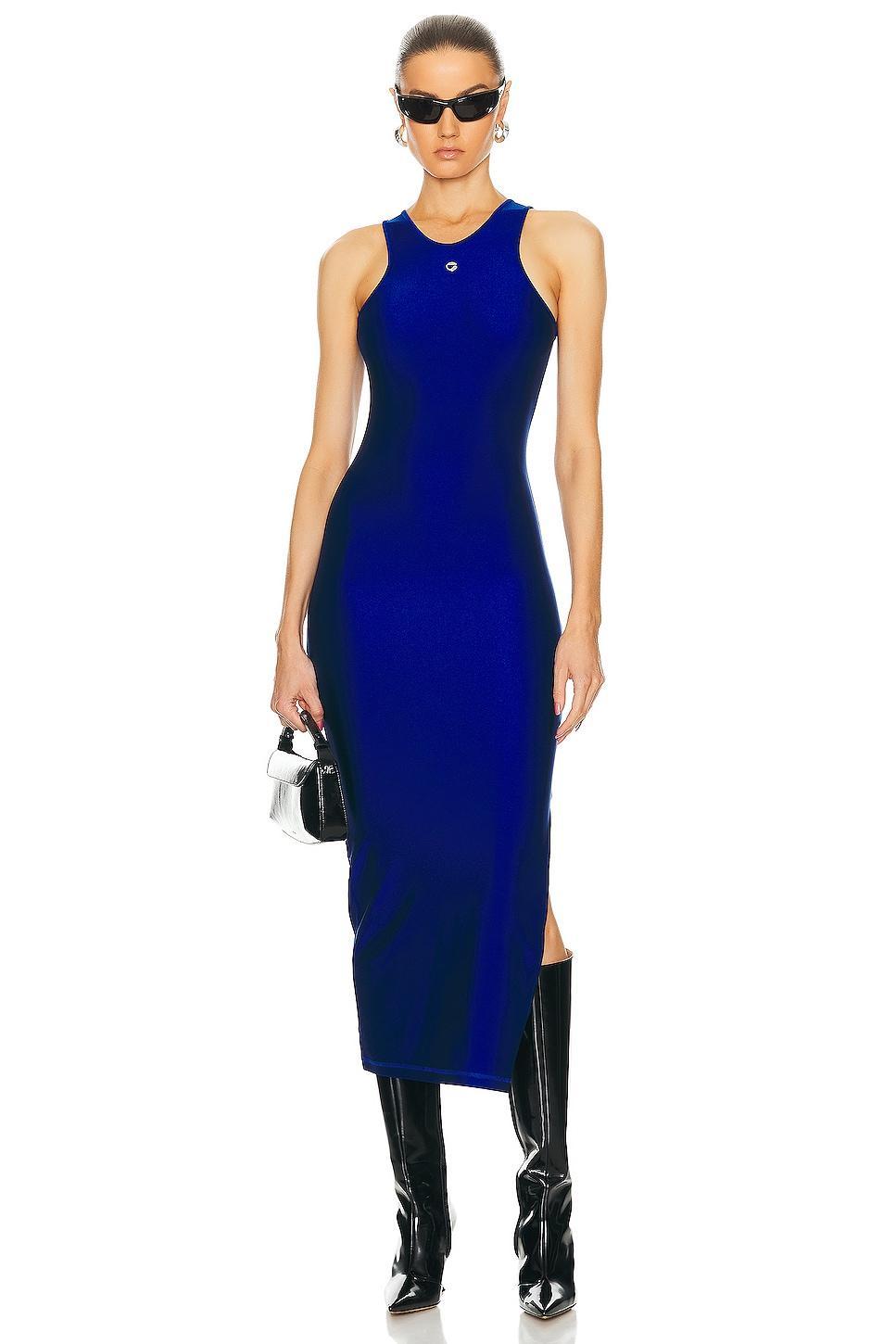 Coperni Tank Top Dress in Royal Product Image