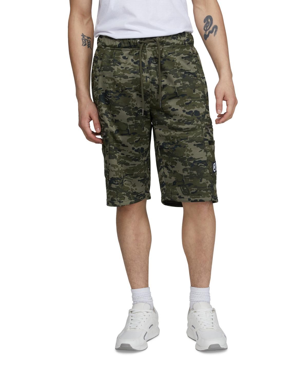 Ecko Unltd. Mens Zip Angled Pocket Fleece Short Product Image