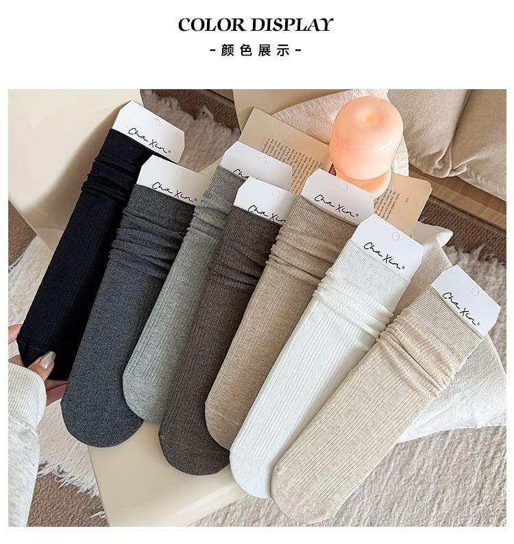 Plain Crew Socks Product Image