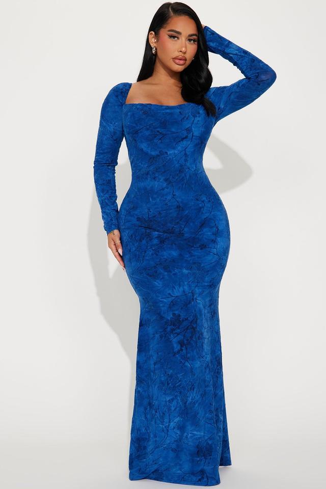 Leah Maxi Dress - Blue Product Image