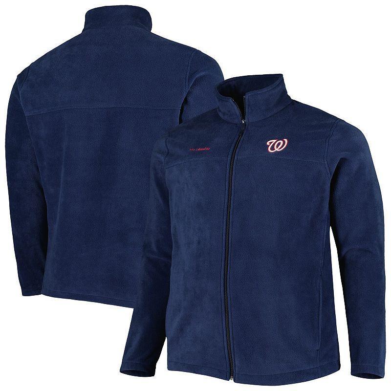 Mens Columbia Washington Nationals Big & Tall Steens Mountain Full-Zip Jacket Blue Product Image