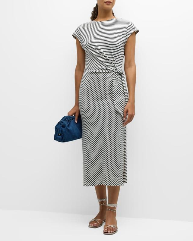 Selah Striped Midi Dress  Product Image