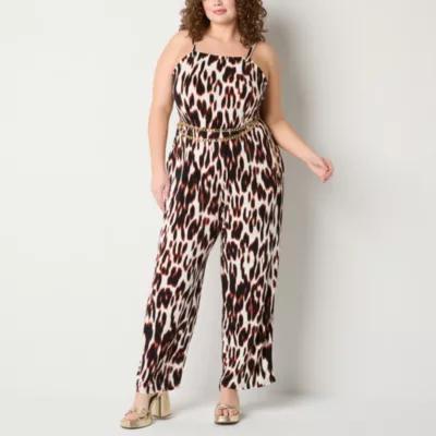 Bold Elements Womens Sleeveless Jumpsuit-Plus Product Image