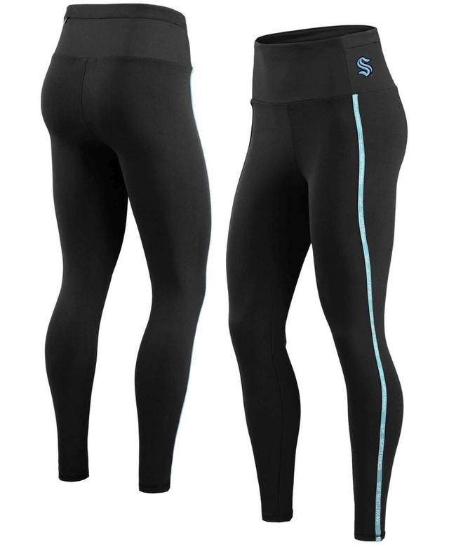 Womens WEAR by Erin Andrews Black Seattle Kraken Stretch Leggings Product Image