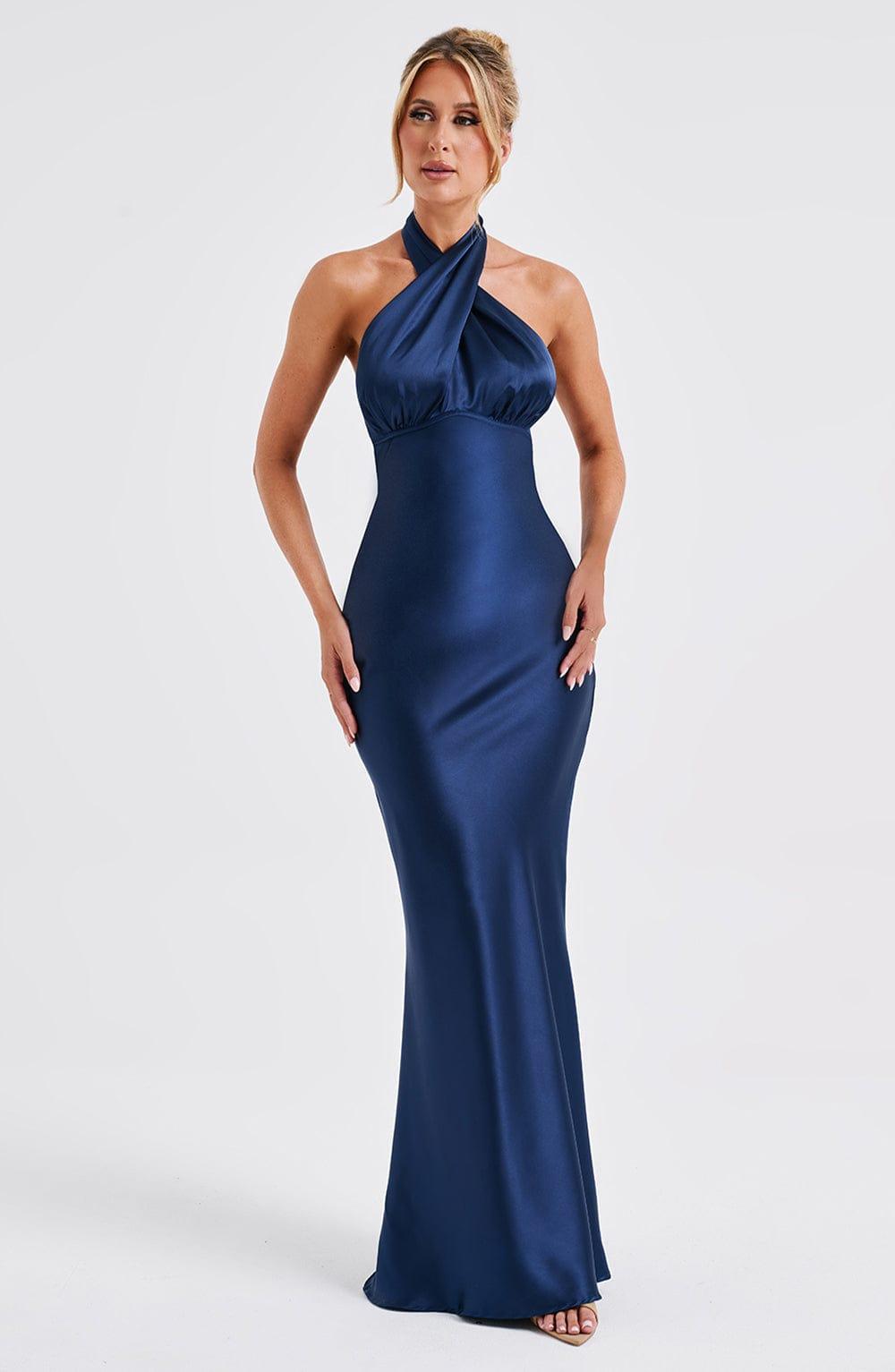 Dimitra Maxi Dress - Navy Product Image