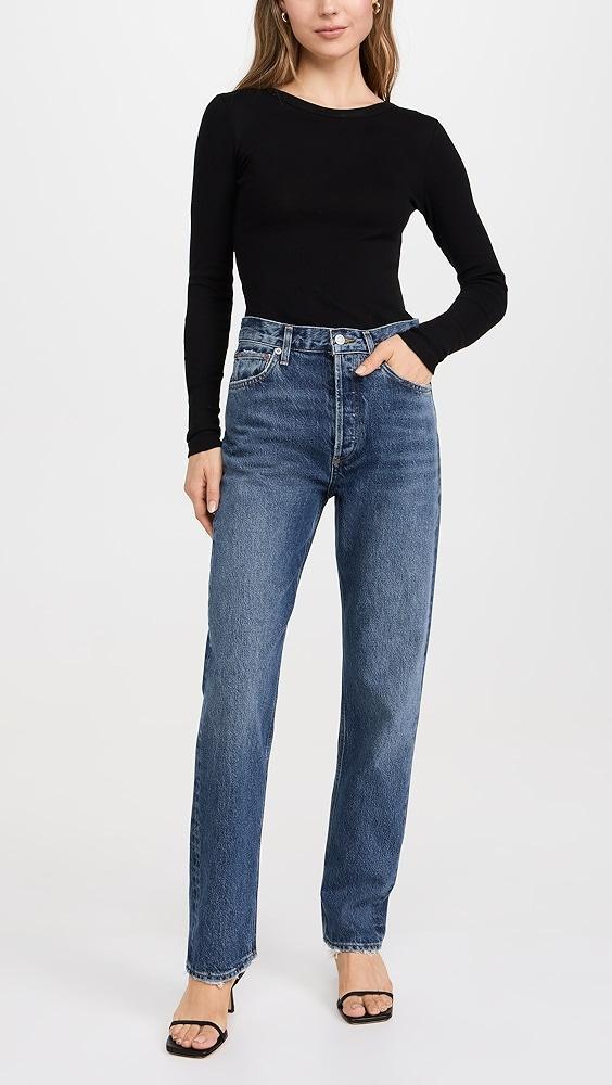 AGOLDE 90s Pinch Waist: High Rise Straight Jeans | Shopbop Product Image