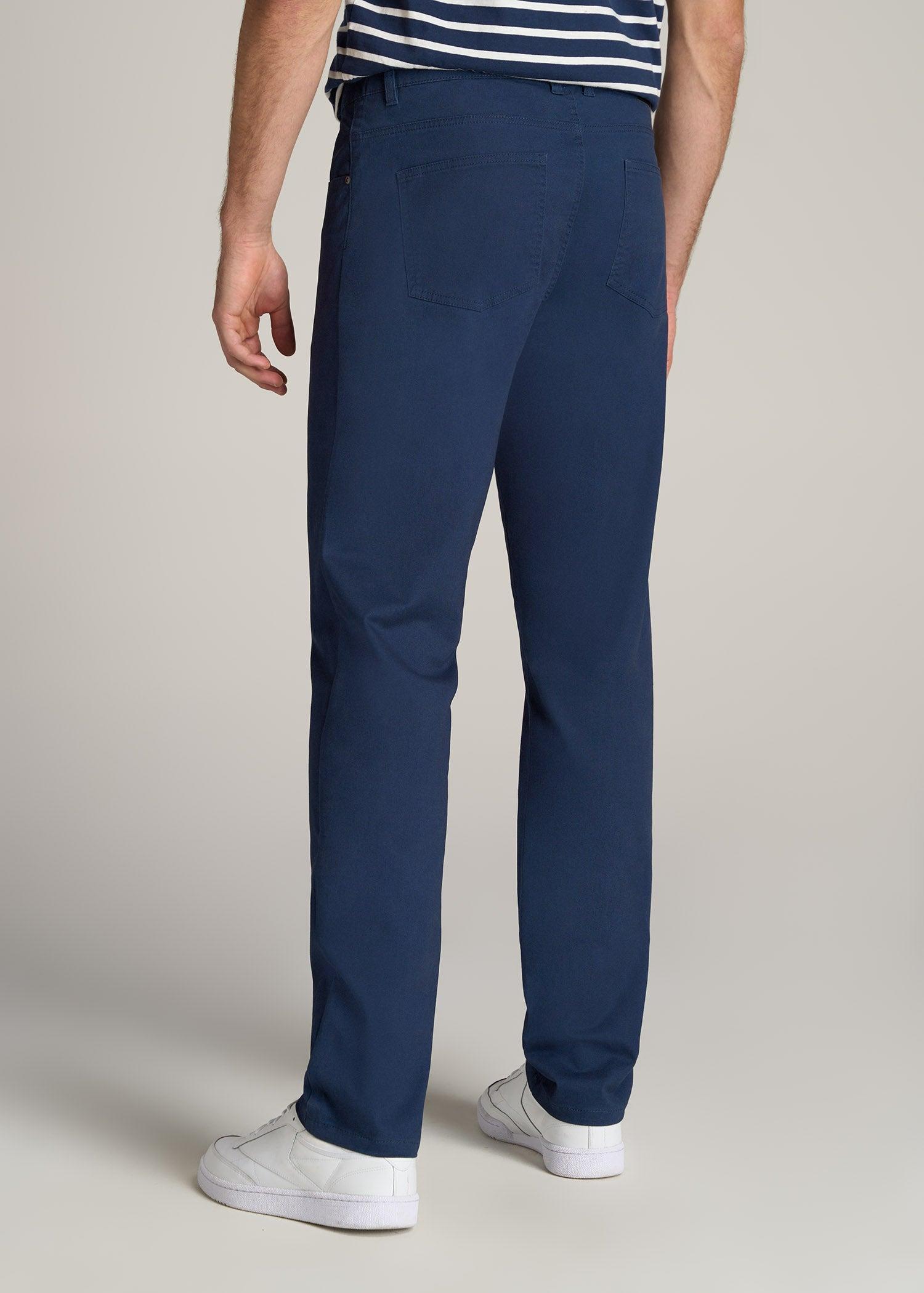 J1 STRAIGHT Leg Five-Pocket Pants for Tall Men in Marine Navy Product Image