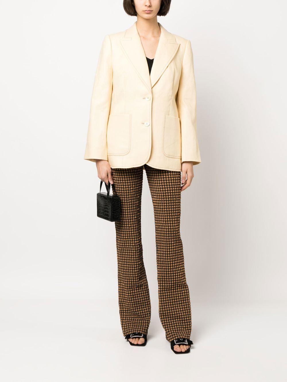 High Tide Tuxedo Blazer Jacket In Yellow Product Image