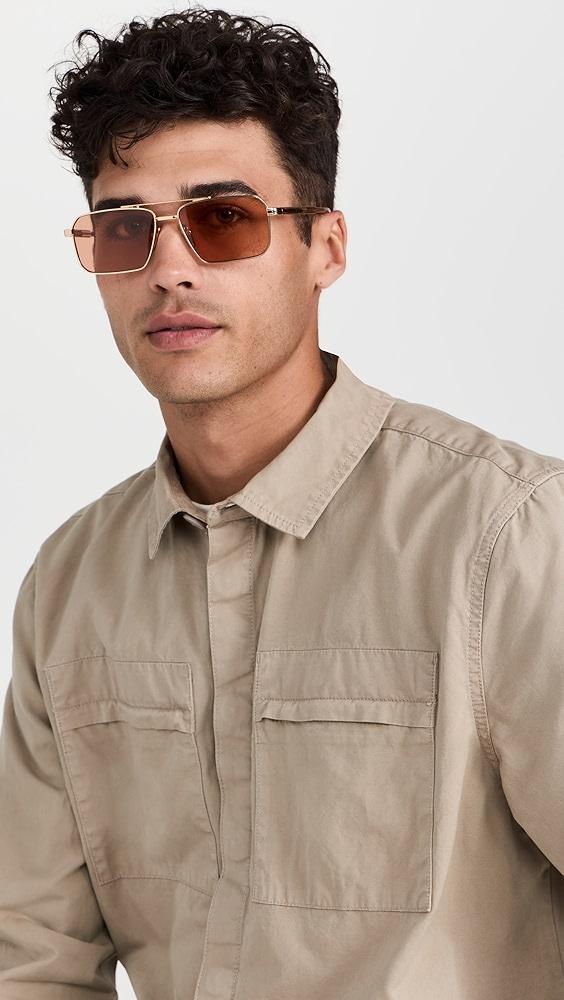 Prada Prada PR A57S Rectangular Sunglasses | Shopbop Product Image