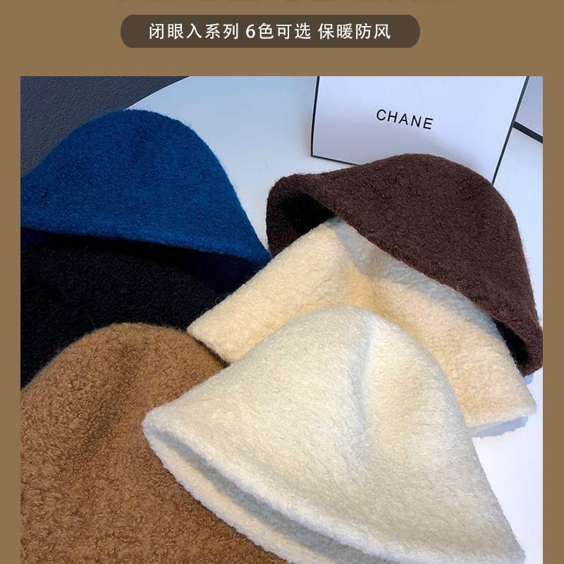 Plain Fleece Cloche Hat Product Image