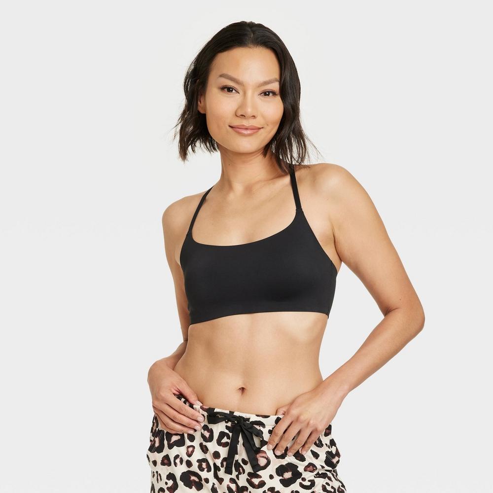 Women's Signature Smooth Unlined Bralette - Auden™ Black M Product Image