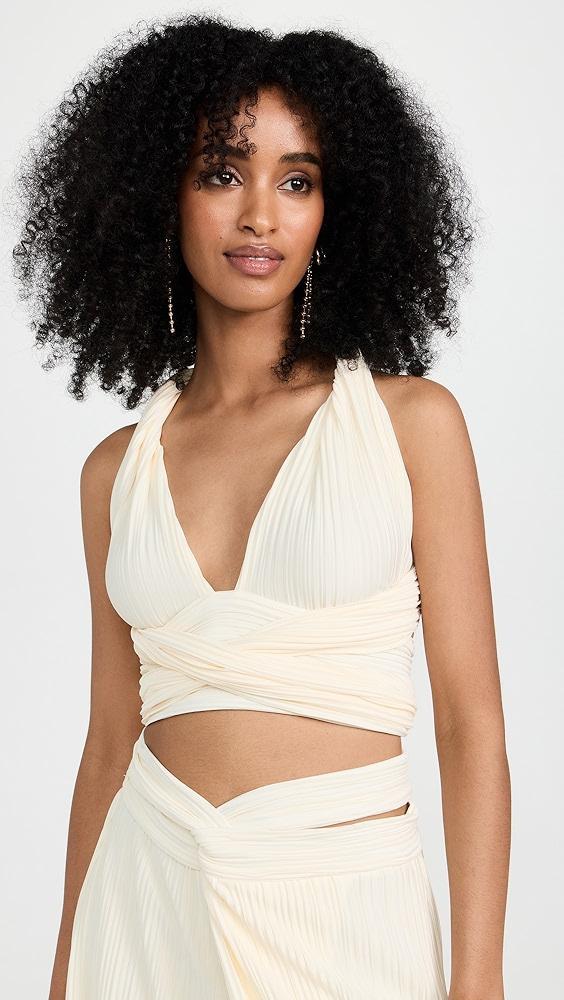 Maylé Vásquez Salome Wrap Around Crop Top | Shopbop Product Image