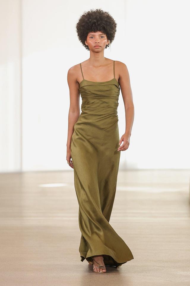 Clarice Draped Maxi Dress Product Image