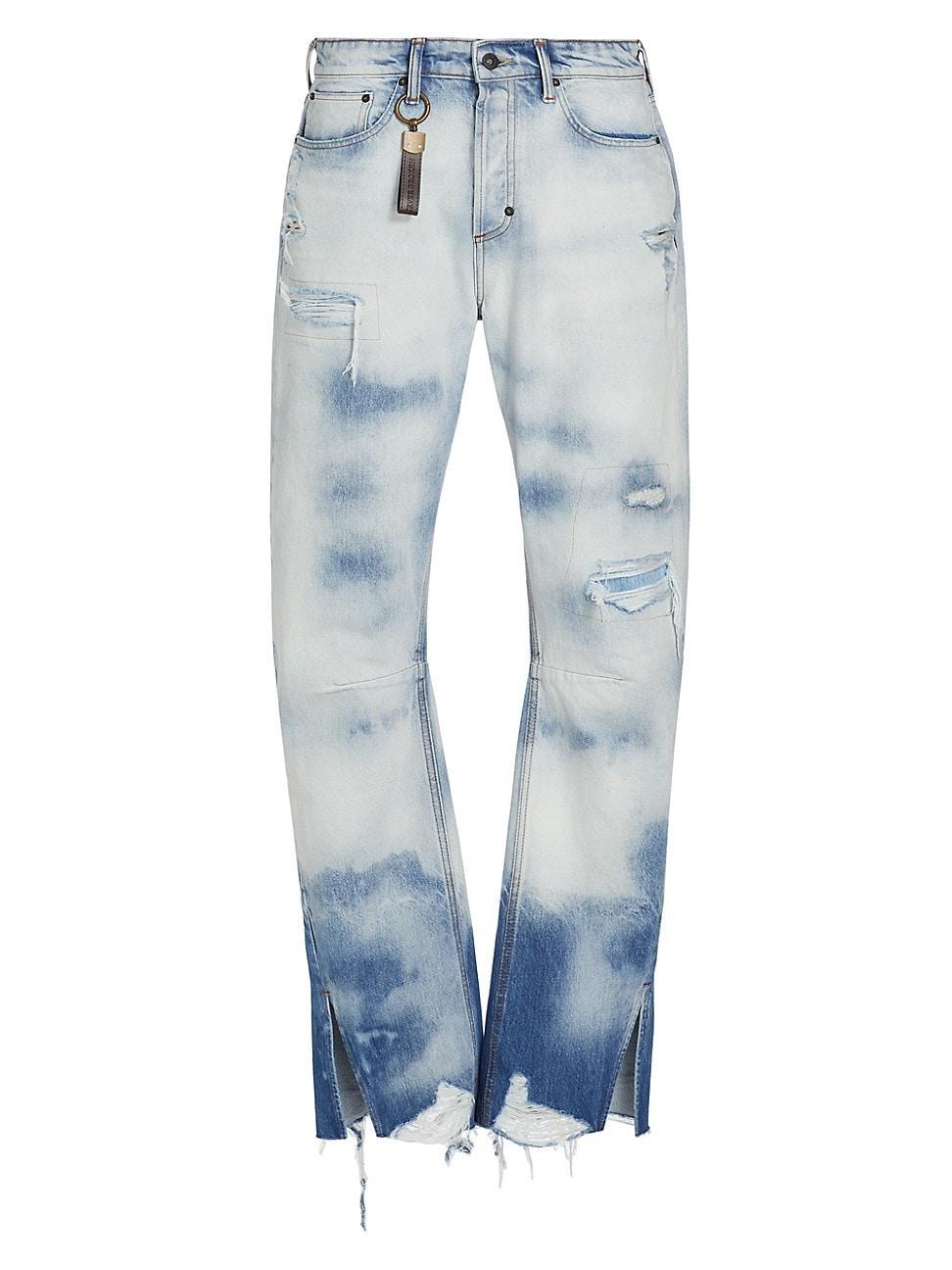 Mens Hiroshima Bleached Distressed Jeans Product Image