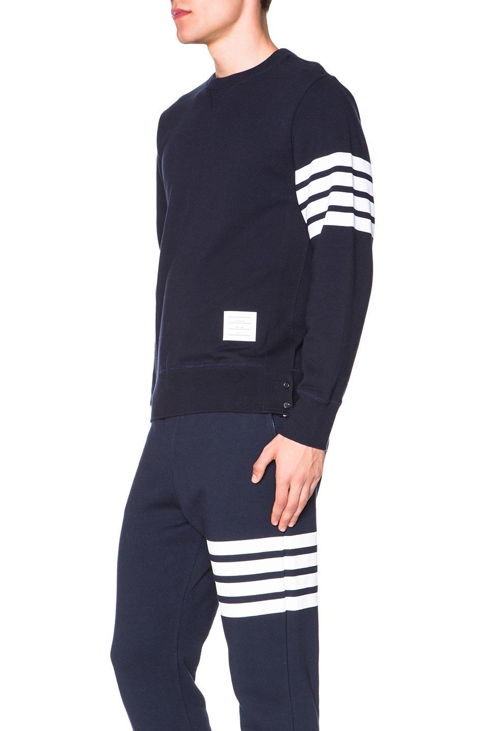 Mens Bar Striped Sleeve Sweatshirt Product Image