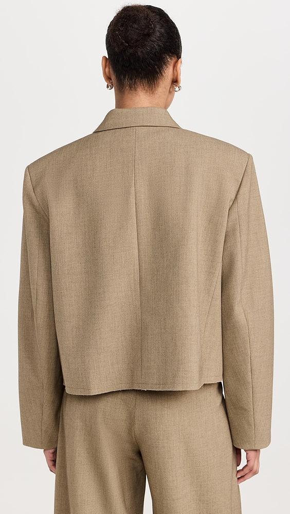 Pixie Market Dani Cropped Boxy Blazer | Shopbop Product Image