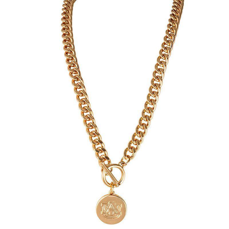 Auburn Tigers Ramsey Gold Necklace, Womens Product Image