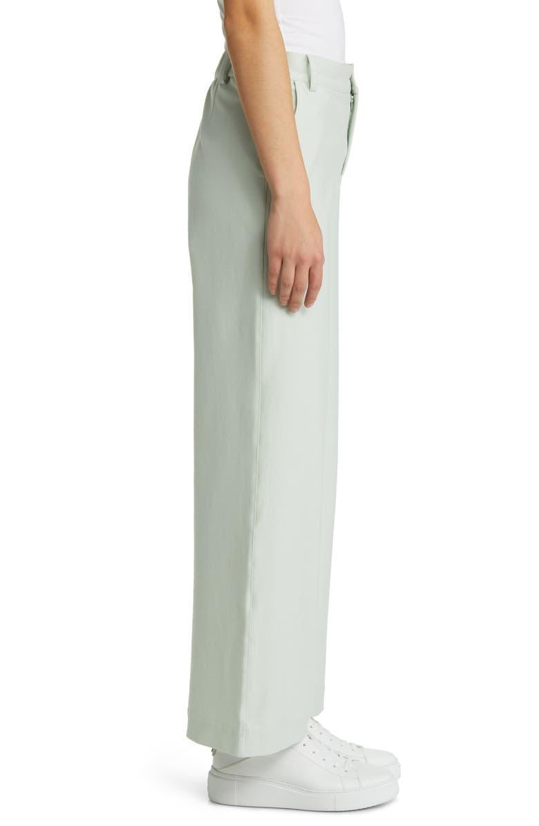 Max Mara Vasaio Wide Leg Pants in Green Pastel Product Image