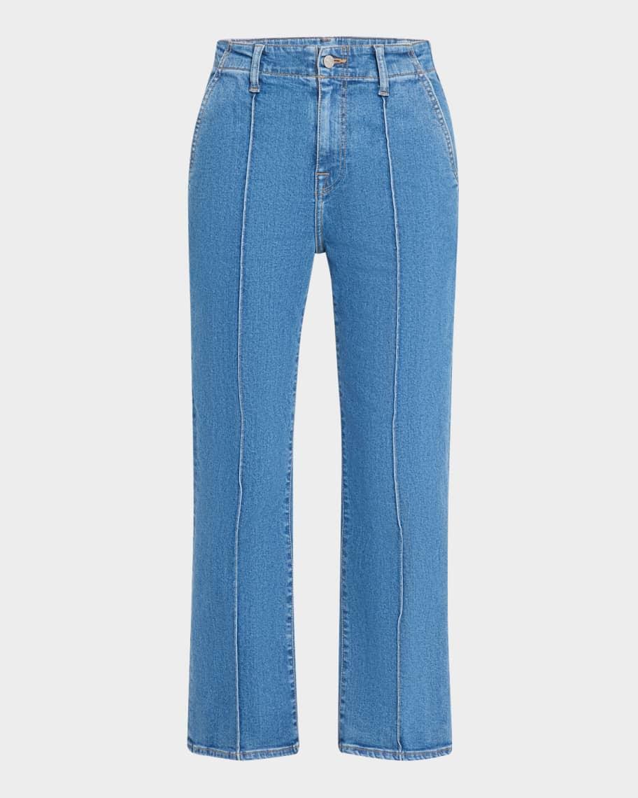 Ansel Mid-Rise Crop Flare Jeans product image