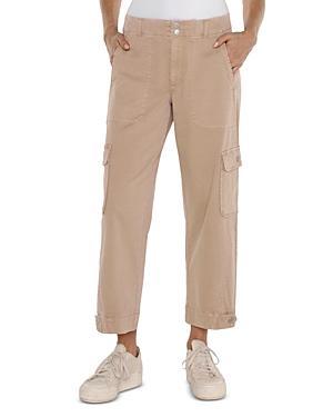 Liverpool Los Angeles Utility Stretch Twill Crop Cargo Pants Product Image