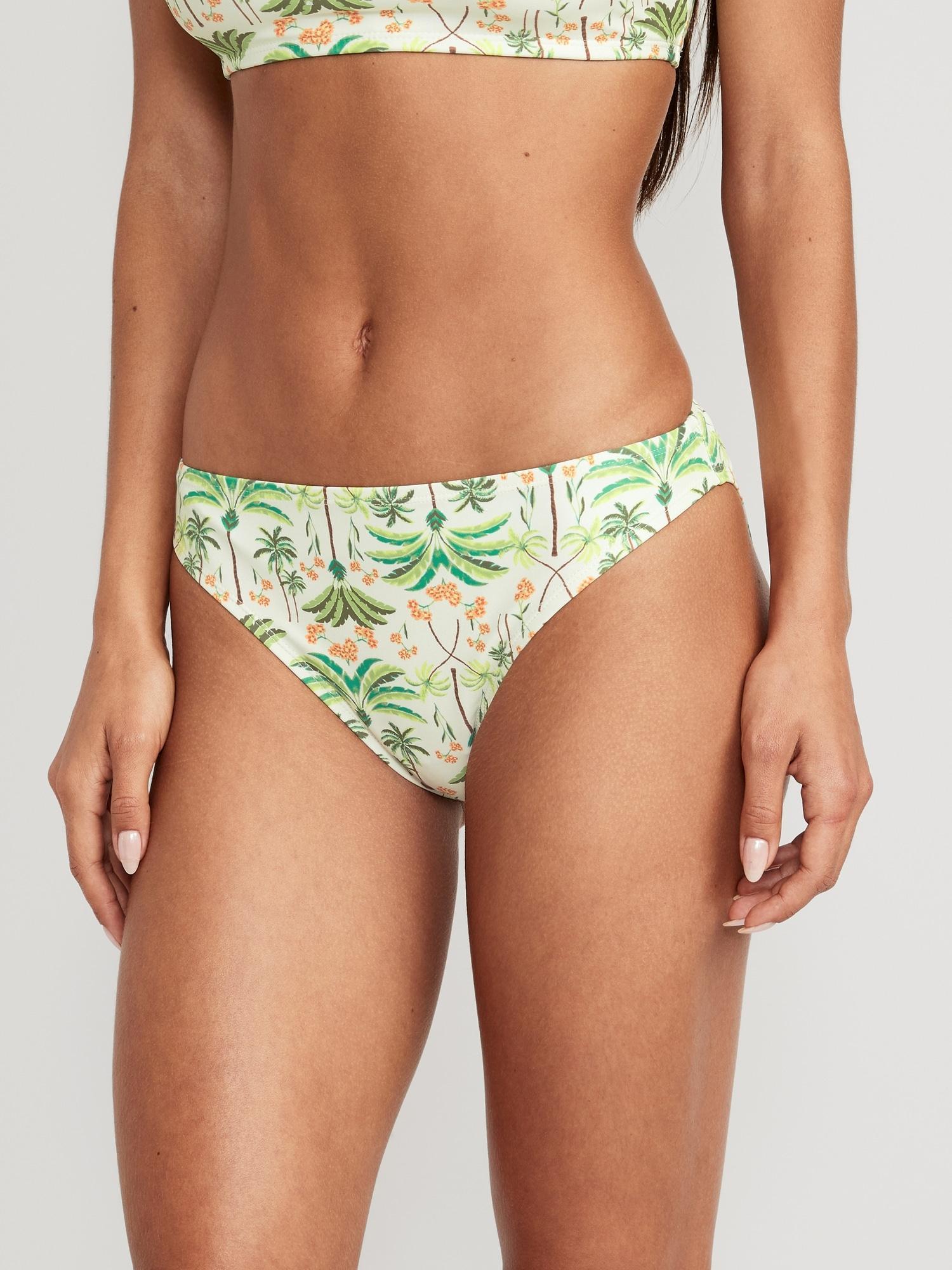 High-Waisted Classic Bikini Swim Bottoms Product Image