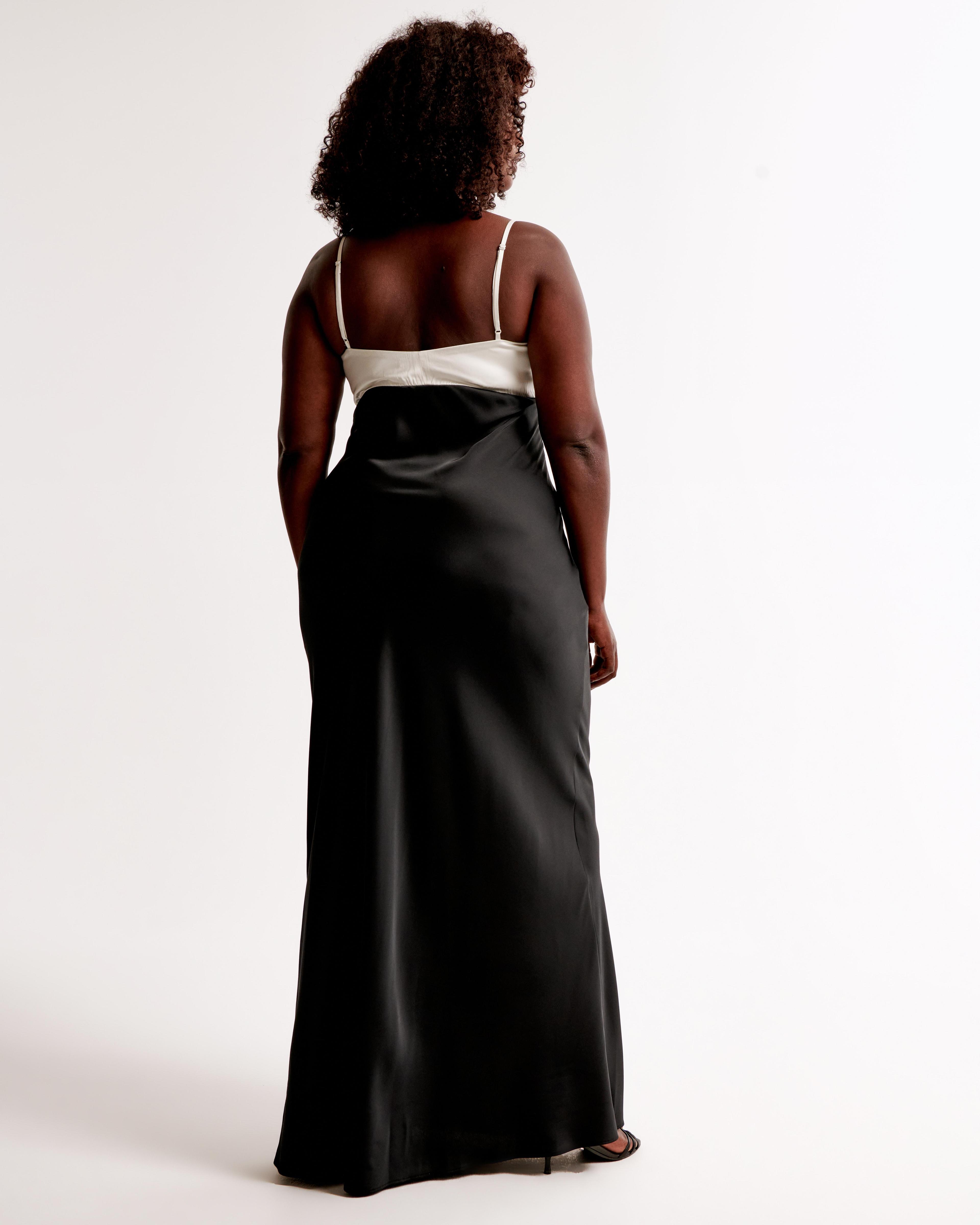 Contrast Bodice Maxi Dress Product Image