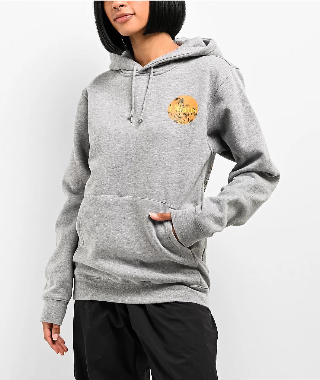 Dravus The Flower Grey Hoodie Product Image