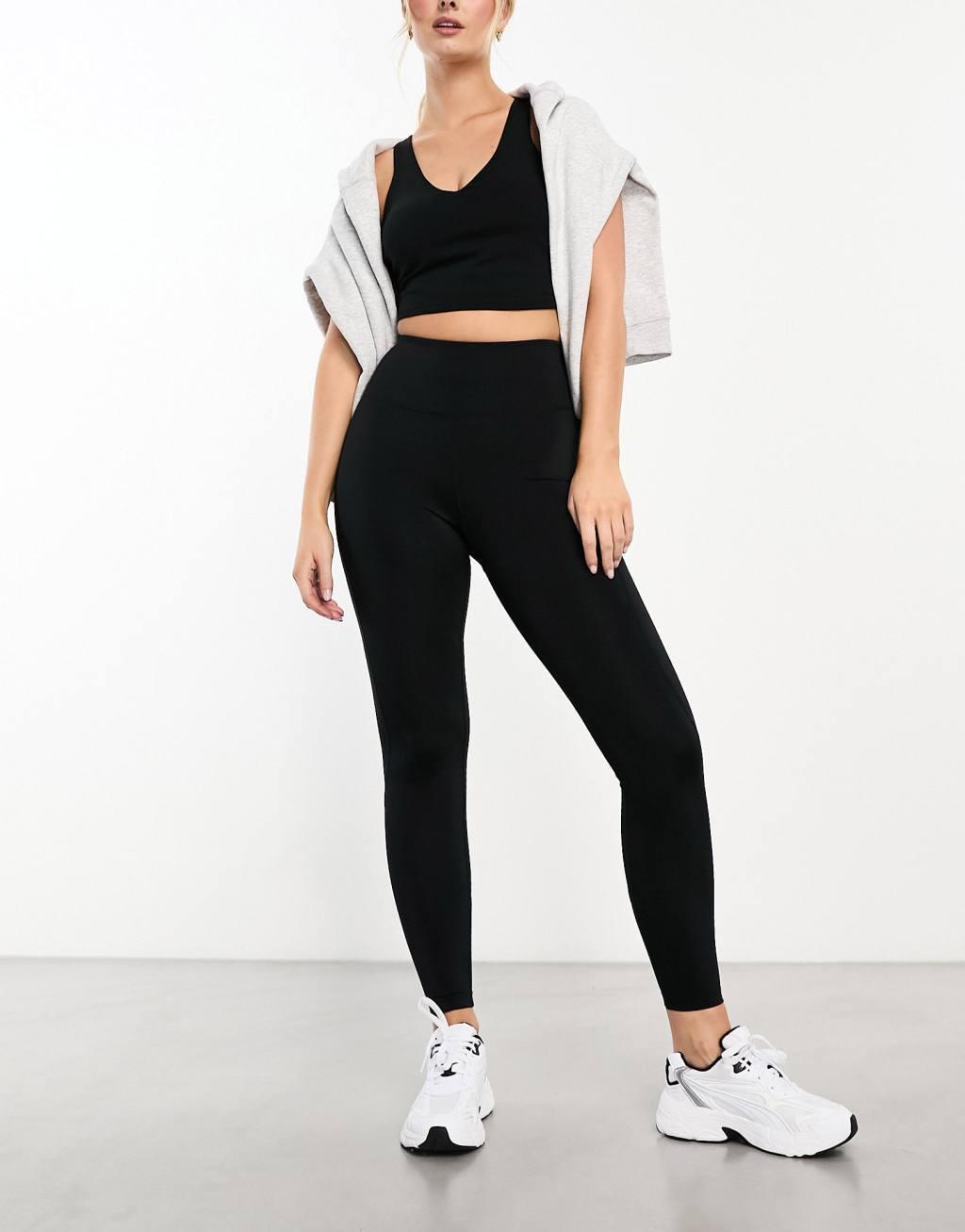 ASOS 4505 Tall Icon bum sculpt gym legging black Product Image