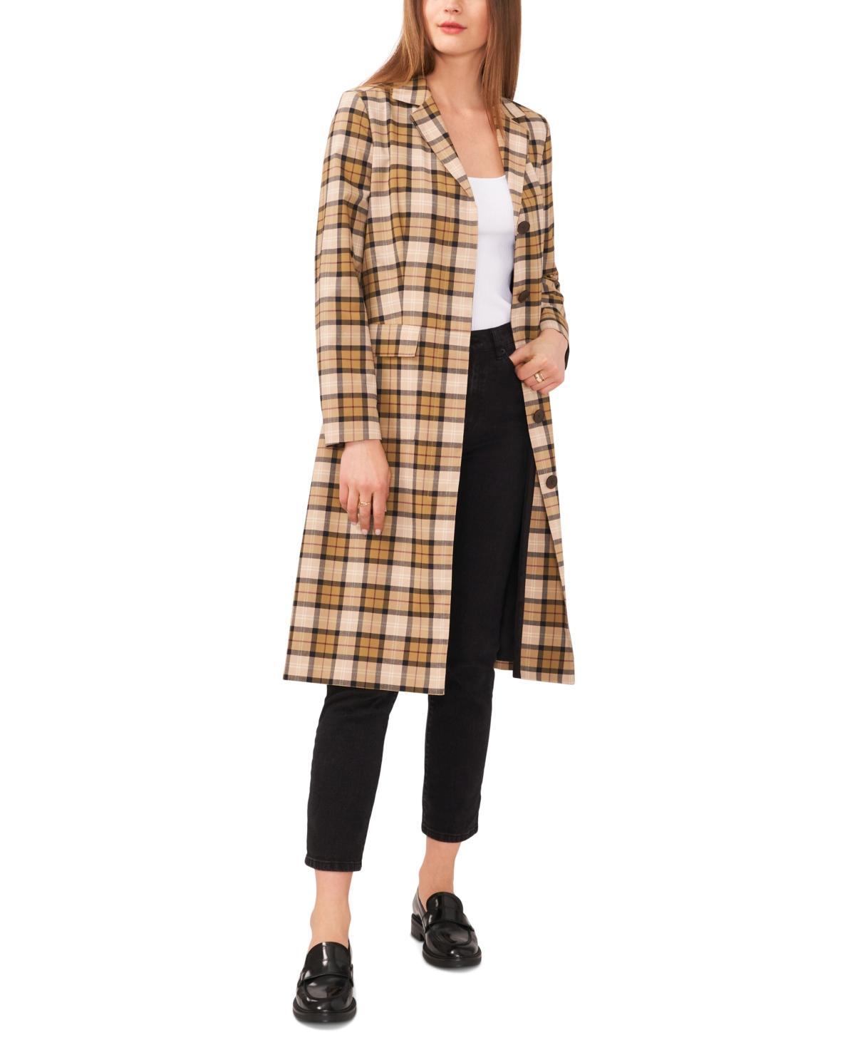 1.state Womens Notched Lapel Mac Coat product image