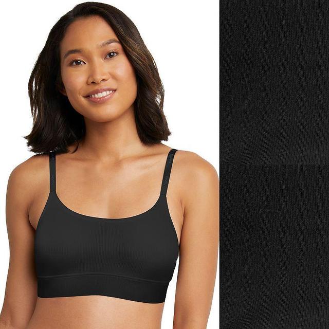 Hanes Originals Ultimate 2-Pack Longline Wirefree Bralettes DHO104, Womens Product Image