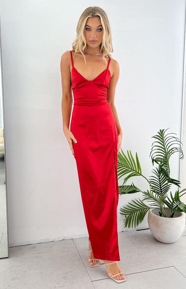 Freesia Red Formal Maxi Dress product image