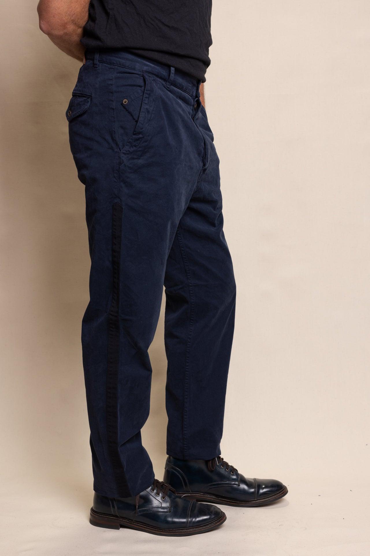 Rowan Tapered Trouser - Navy Male Product Image