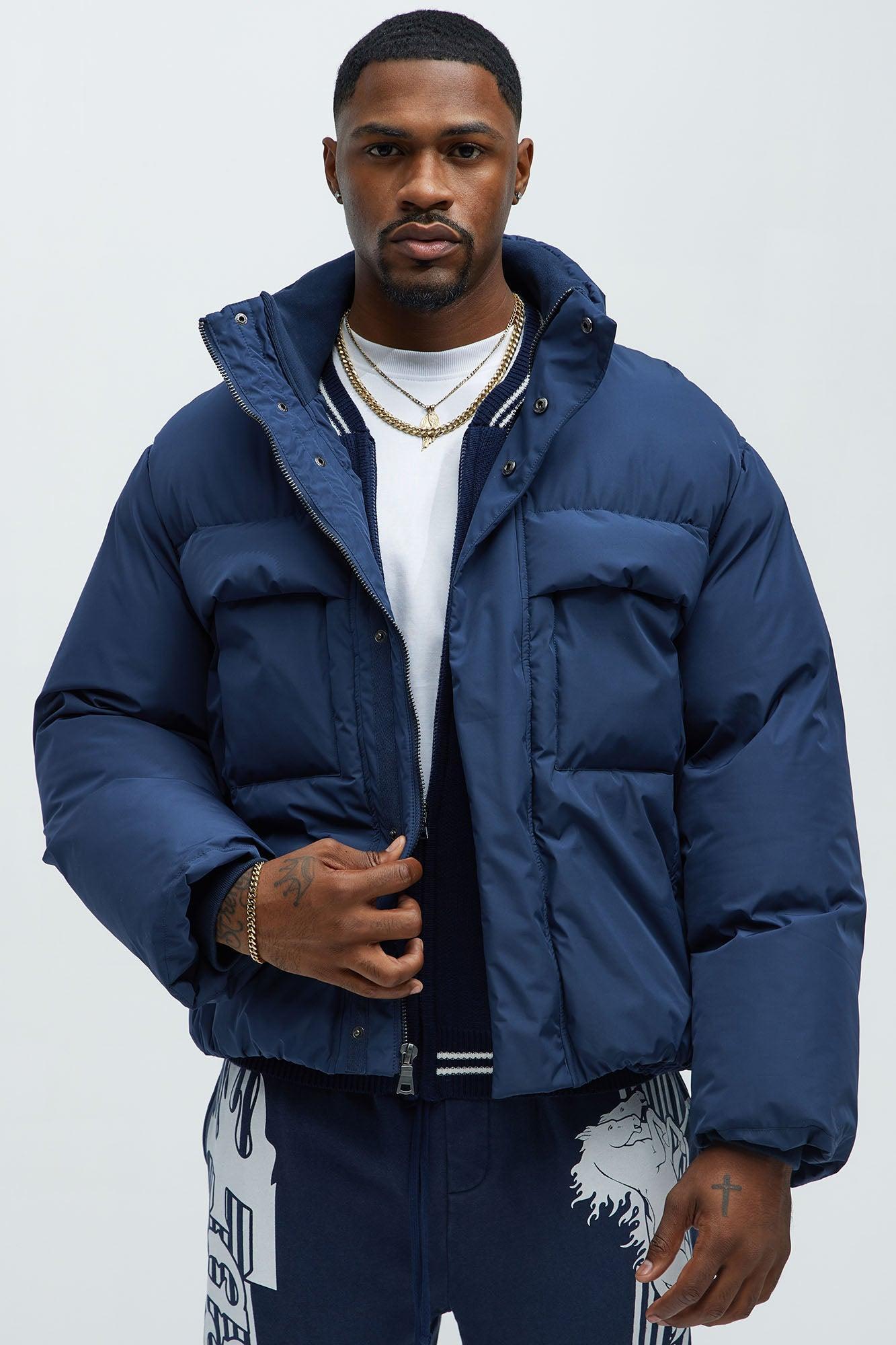 The Proudest Puffer Jacket - Navy Product Image