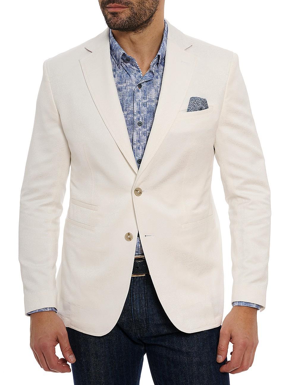 Mens Kellam Jacquard Floral Two-Button Sport Coat Product Image