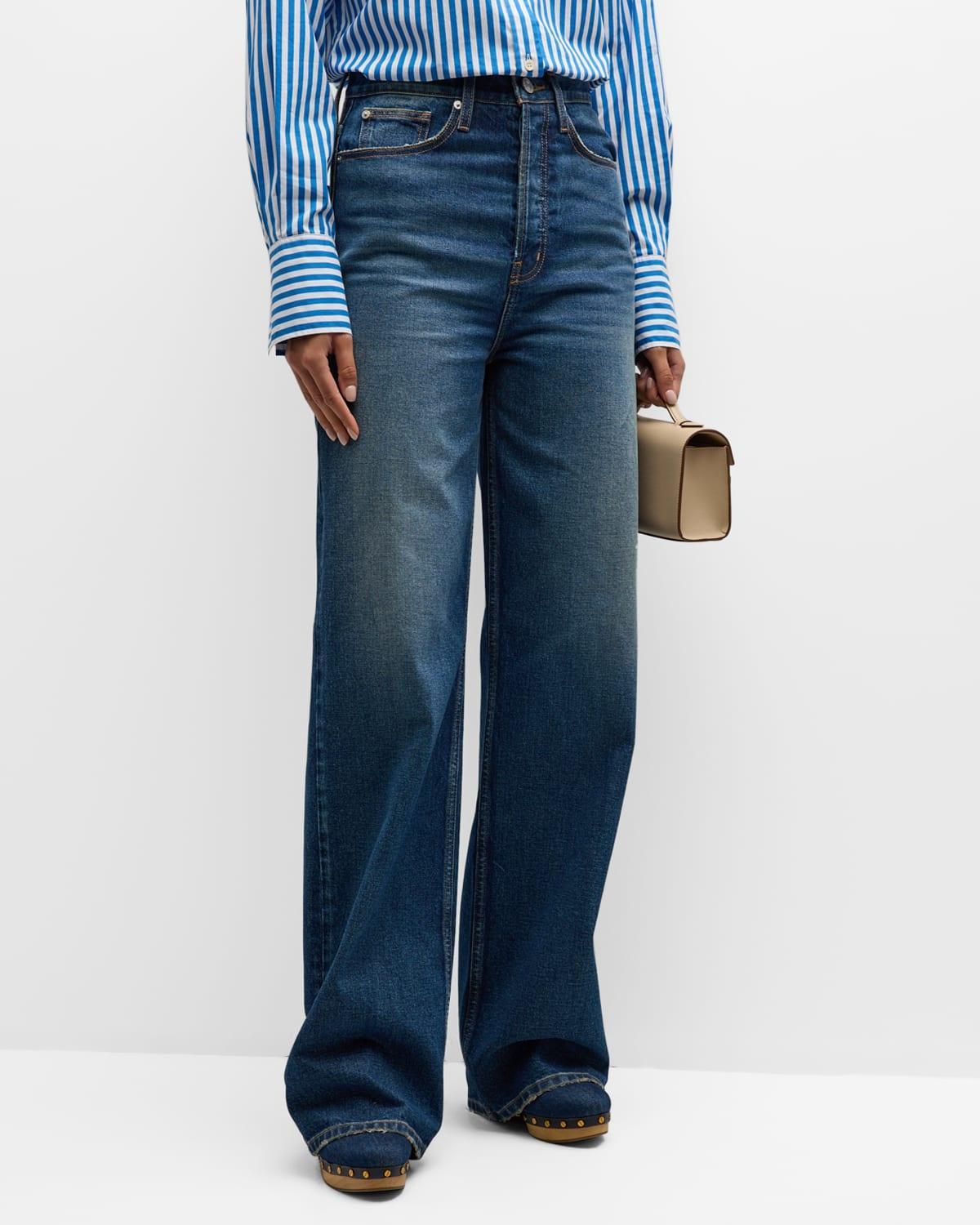 Womens 1978 Denim Wide-Leg Jeans Product Image