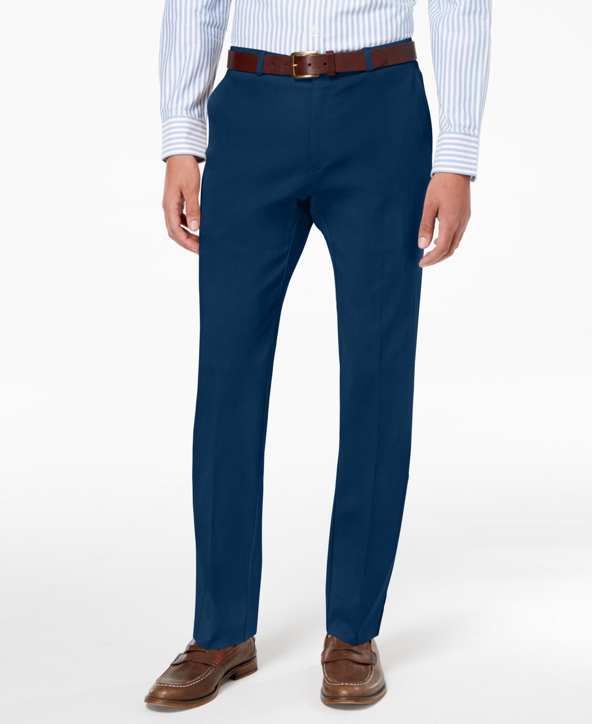 Tommy Hilfiger Mens Modern-Fit Stretch Solid Performance Pants Product Image