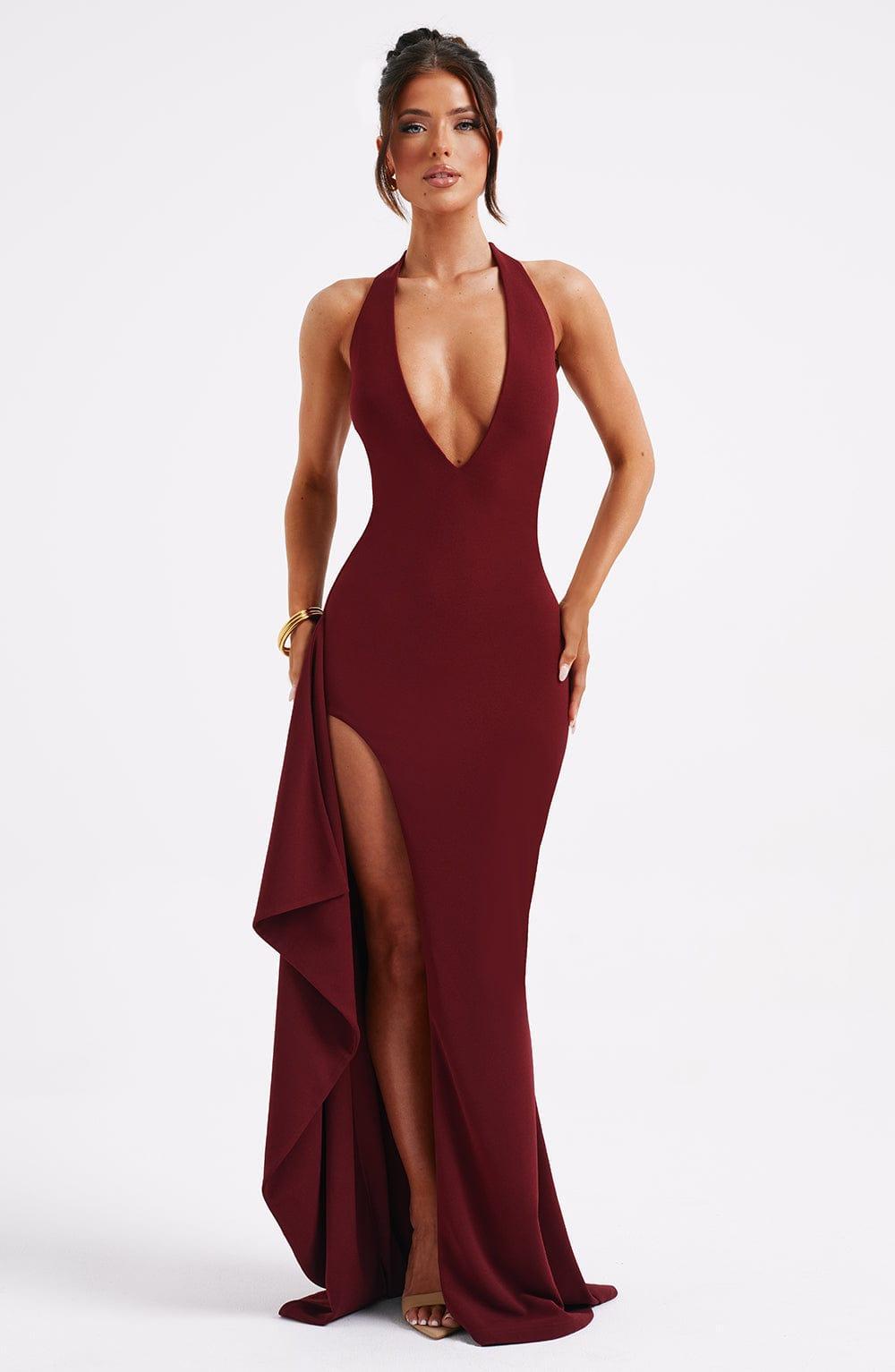 Luella Maxi Dress - Burgundy Product Image