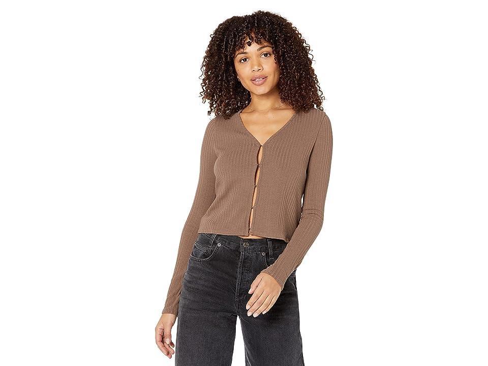 Madewell Chico Cardigan (Weathered ) Women's Clothing Product Image