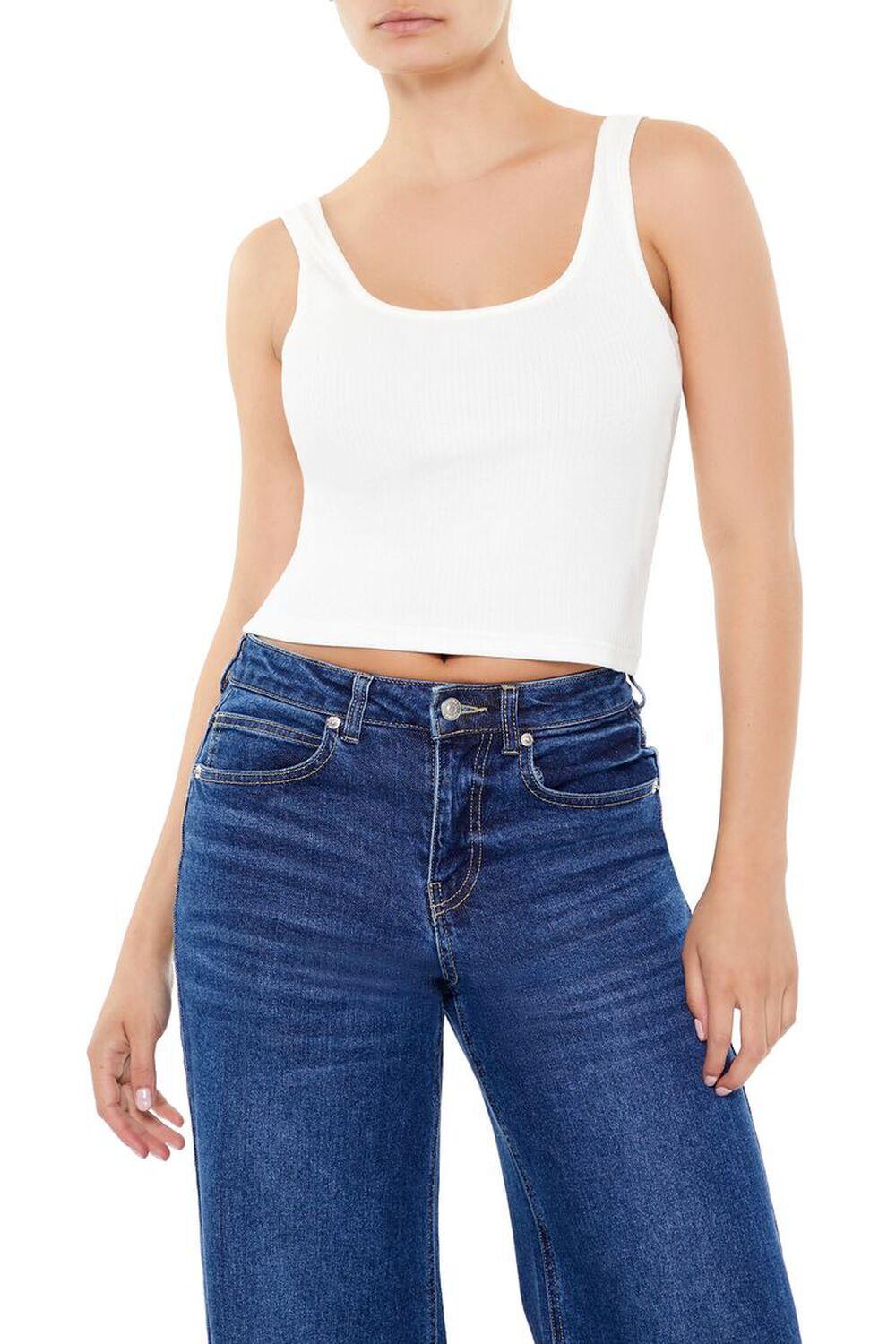 Ribbed Cropped Tank Top | Forever 21 product image